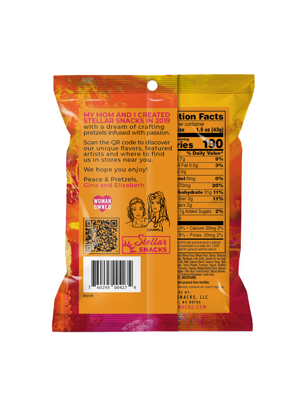 Stellar Snacks - Stellar Pretzel Braids - French Dijon - 1.5oz