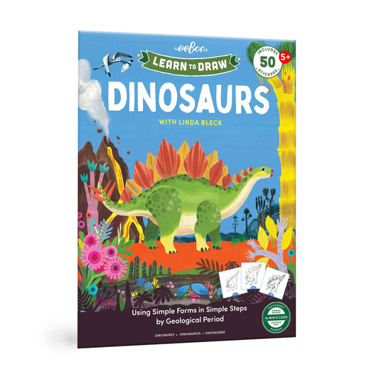 eeBoo - Learn to Draw Dinosaurs with Stickers