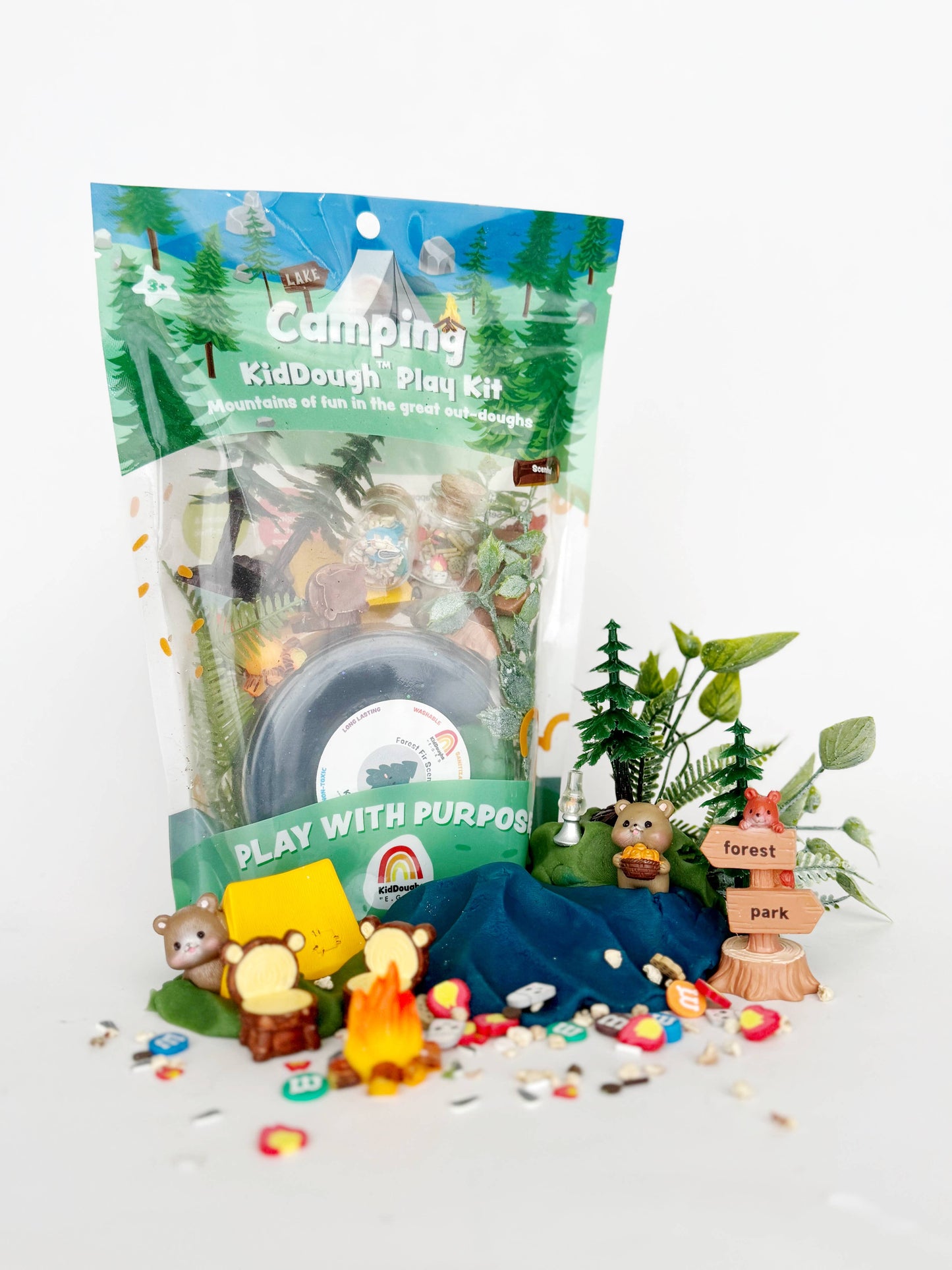Earth Grown KidDoughs (KidDoughs by EGKD) - Camping KidDough Play Kit