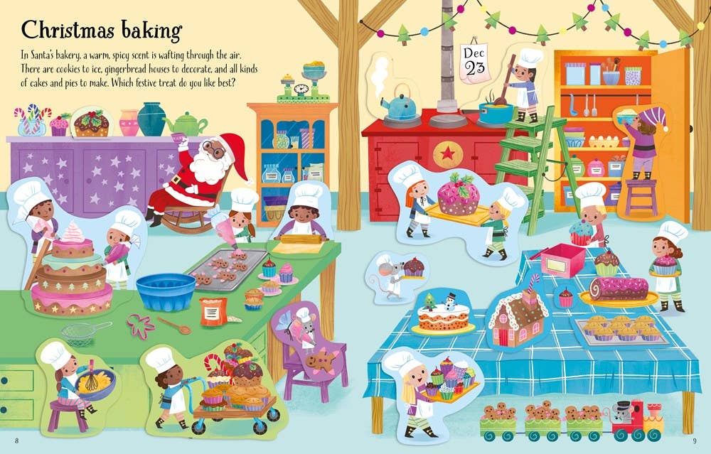 HarperCollins - First Sticker Book Christmas : Usborne