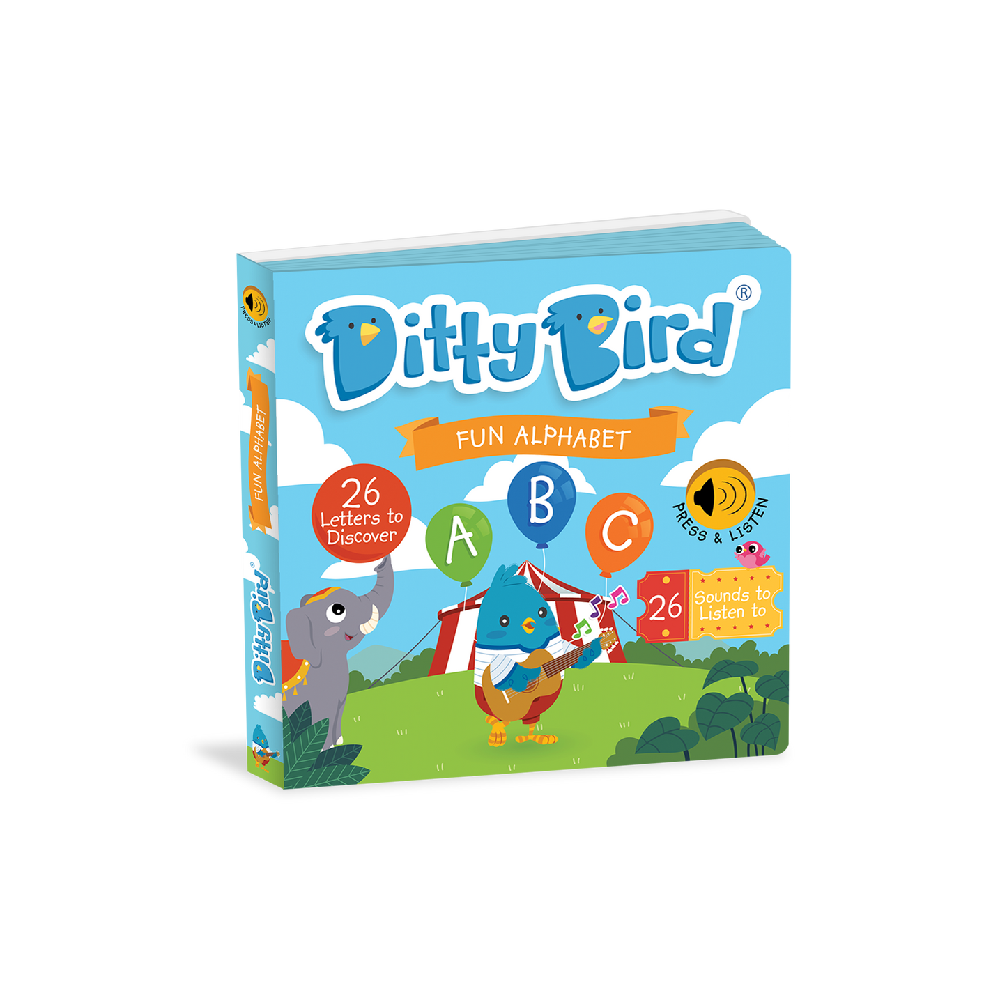 Ditty Bird - NEW | Fun Alphabet | ABC Song | Ditty Bird Baby Sound Book