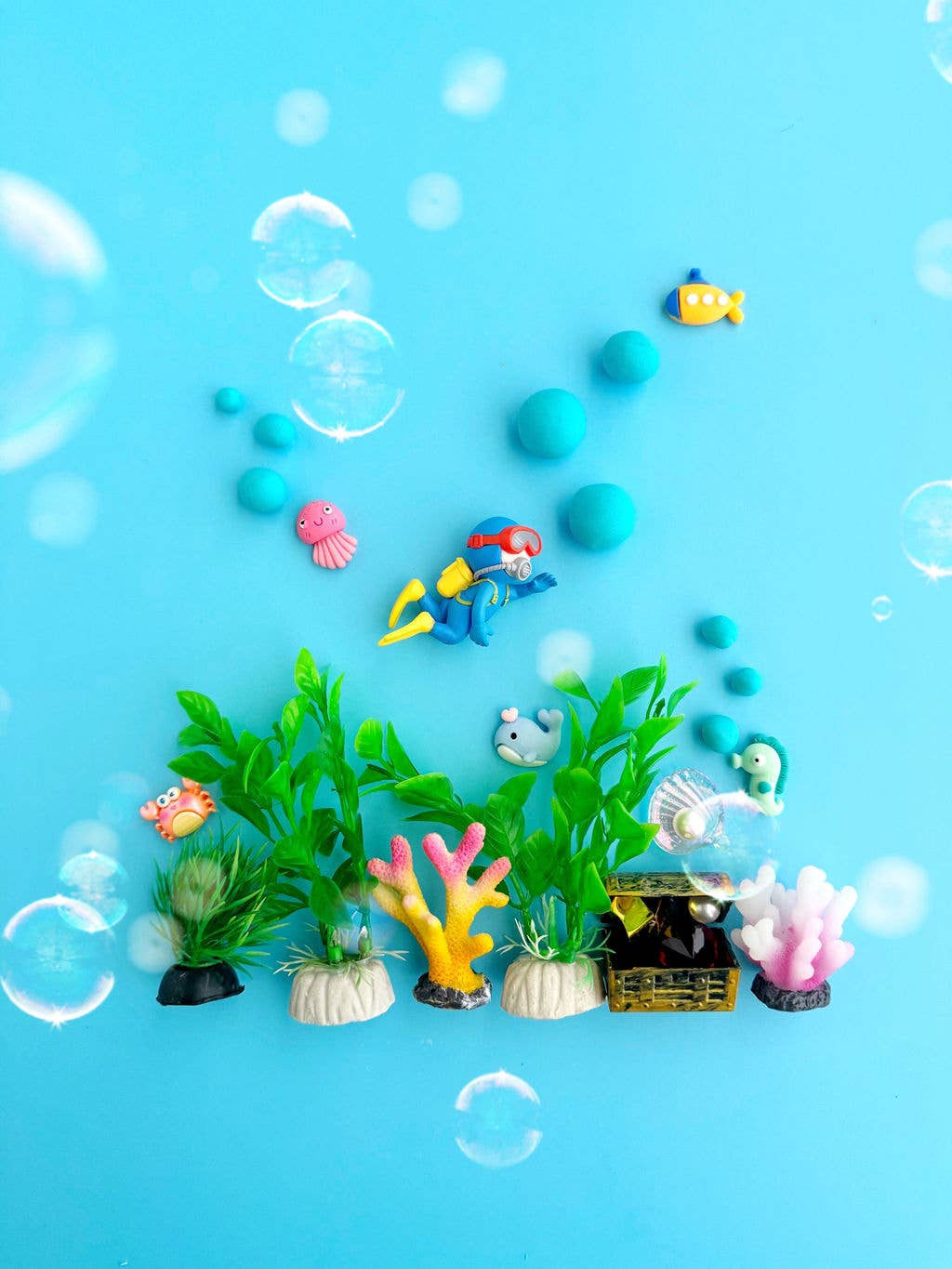 Earth Grown KidDoughs (KidDoughs by EGKD) - Ocean Explorer KidDough Play Kit