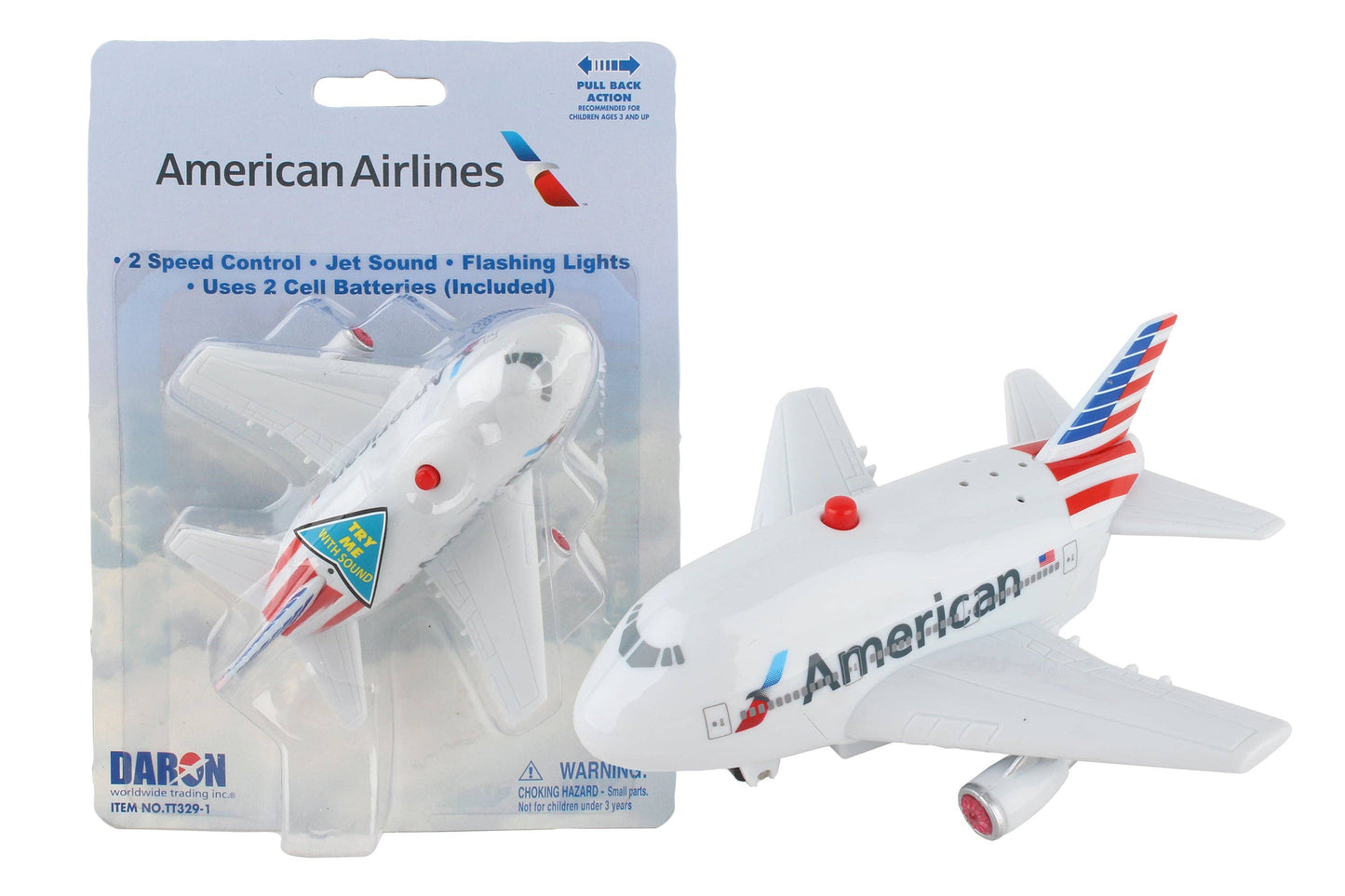 Daron Worldwide Trading - TT329-1 AMERICAN AIRLINES PULLBACK W/LIGHT & SOUND NEW LIVERY