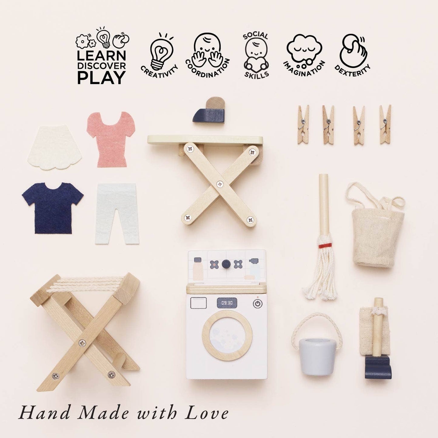 Le Toy Van, Inc. - Wooden Dolls House Laundry Room