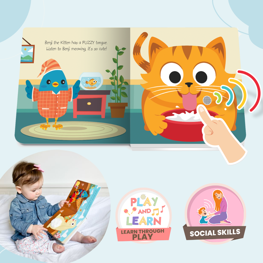 Ditty Bird - Ditty Bird First Sensory Book Montessori Method Cute Animals