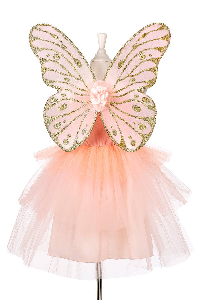 Speedy Monkey - Annemarie Fairy Costume – Dress and Wings Set peach(3 sizes): 5-7 years