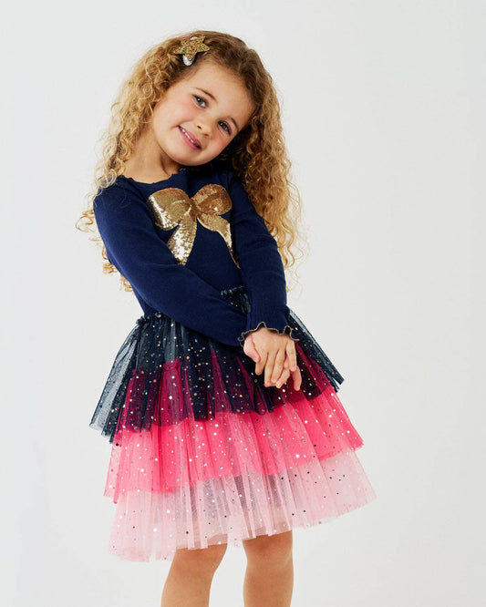 Petite Hailey - Kim 3 Layered Tutu: Navy / 5