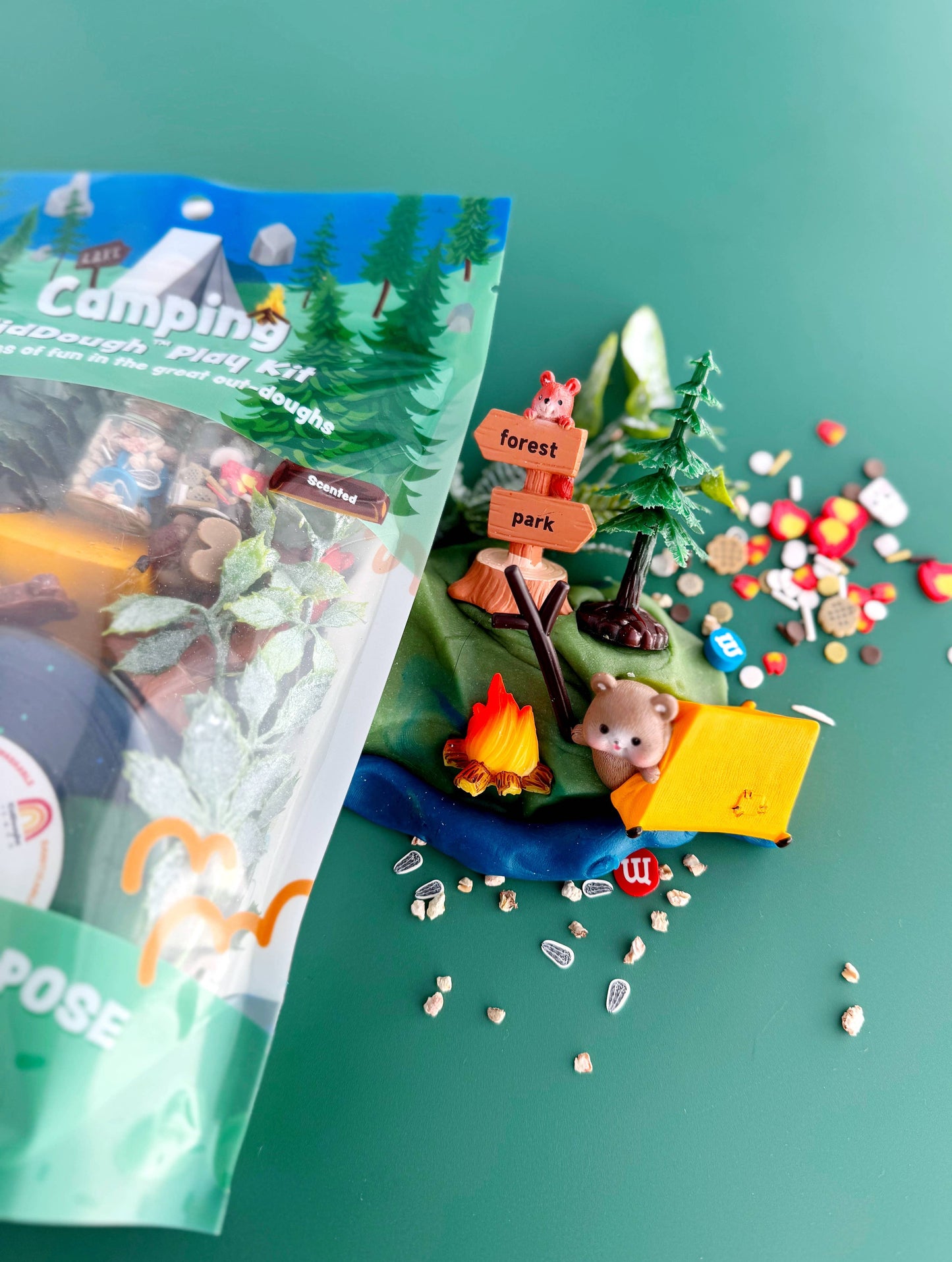 Earth Grown KidDoughs (KidDoughs by EGKD) - Camping KidDough Play Kit