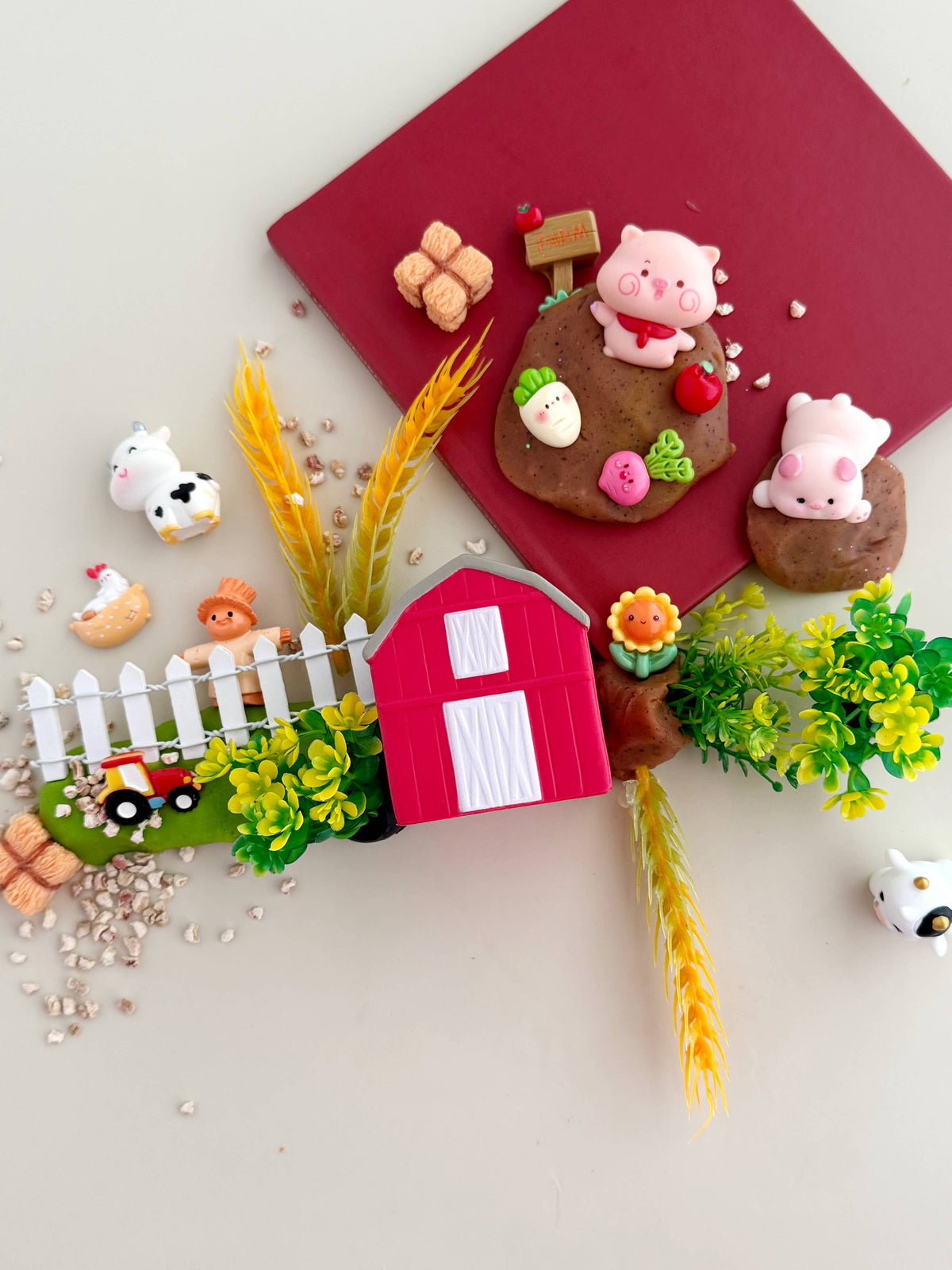 Earth Grown KidDoughs (KidDoughs by EGKD) - Farm KidDough Play Kit