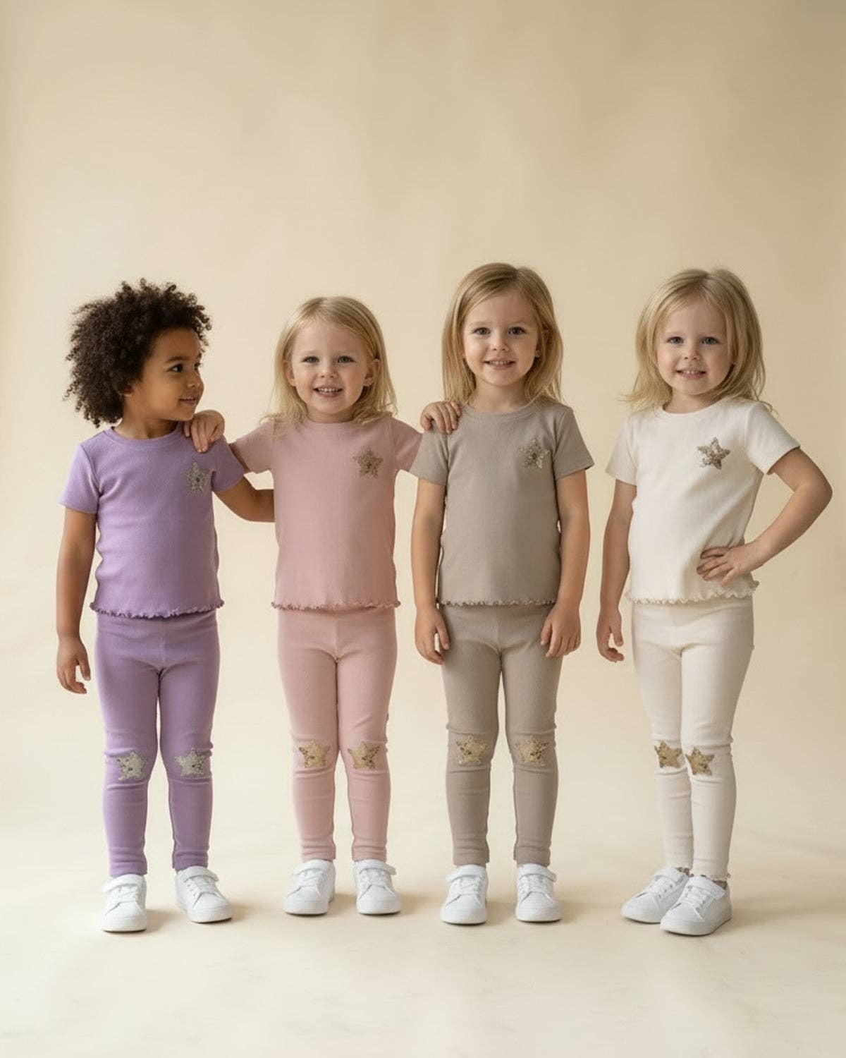 Petite Hailey - Hailey Star Leggings: Lilac / 8
