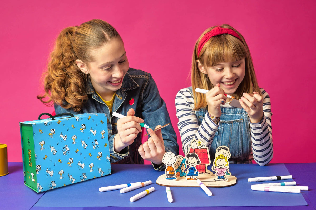 OOLY - OOLY x Peanuts: Color-in' Wooden Scene Kit