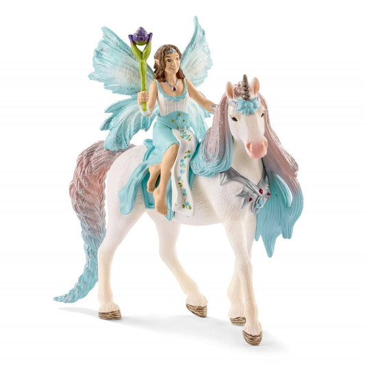 Schleich - Fairy Eyela With Princess Unicorn  3 Piece Toy Playset