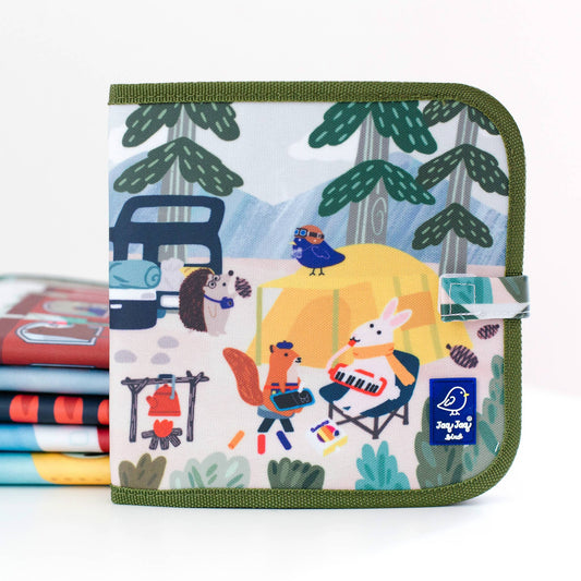 Jaq Jaq Bird - Jaq Jaq & Friends erasable book - Camping