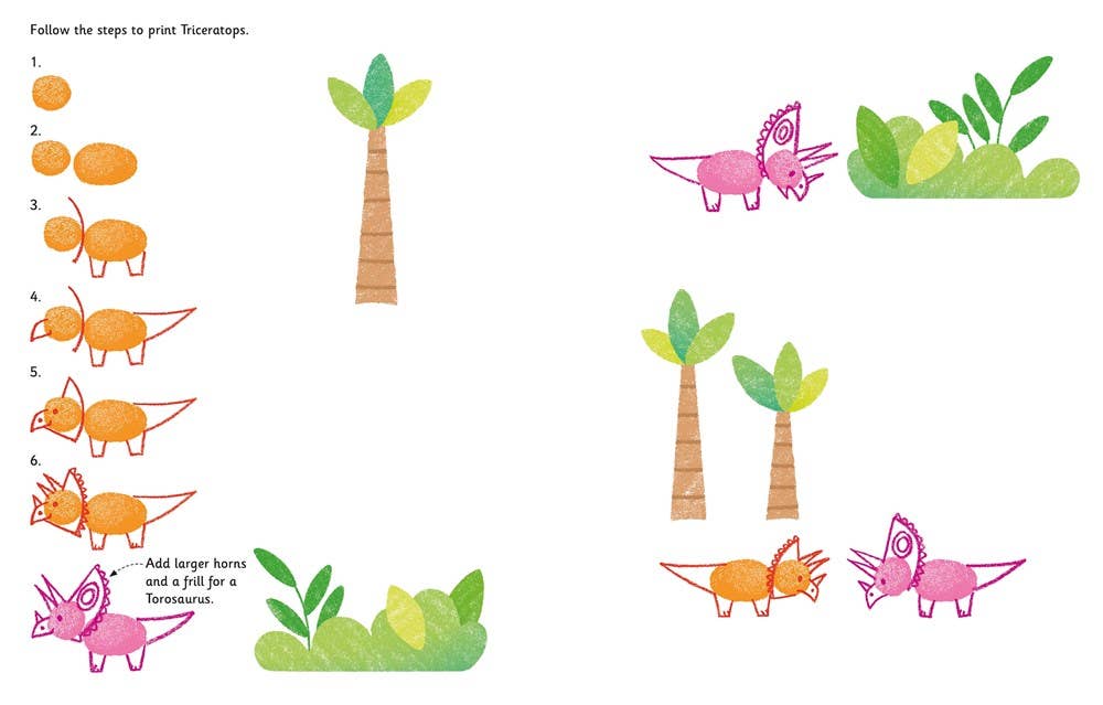 HarperCollins - Fingerprint Activities Dinosaurs : Usborne