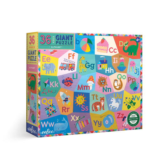 eeBoo - Alphabet 36 Piece Giant Puzzle