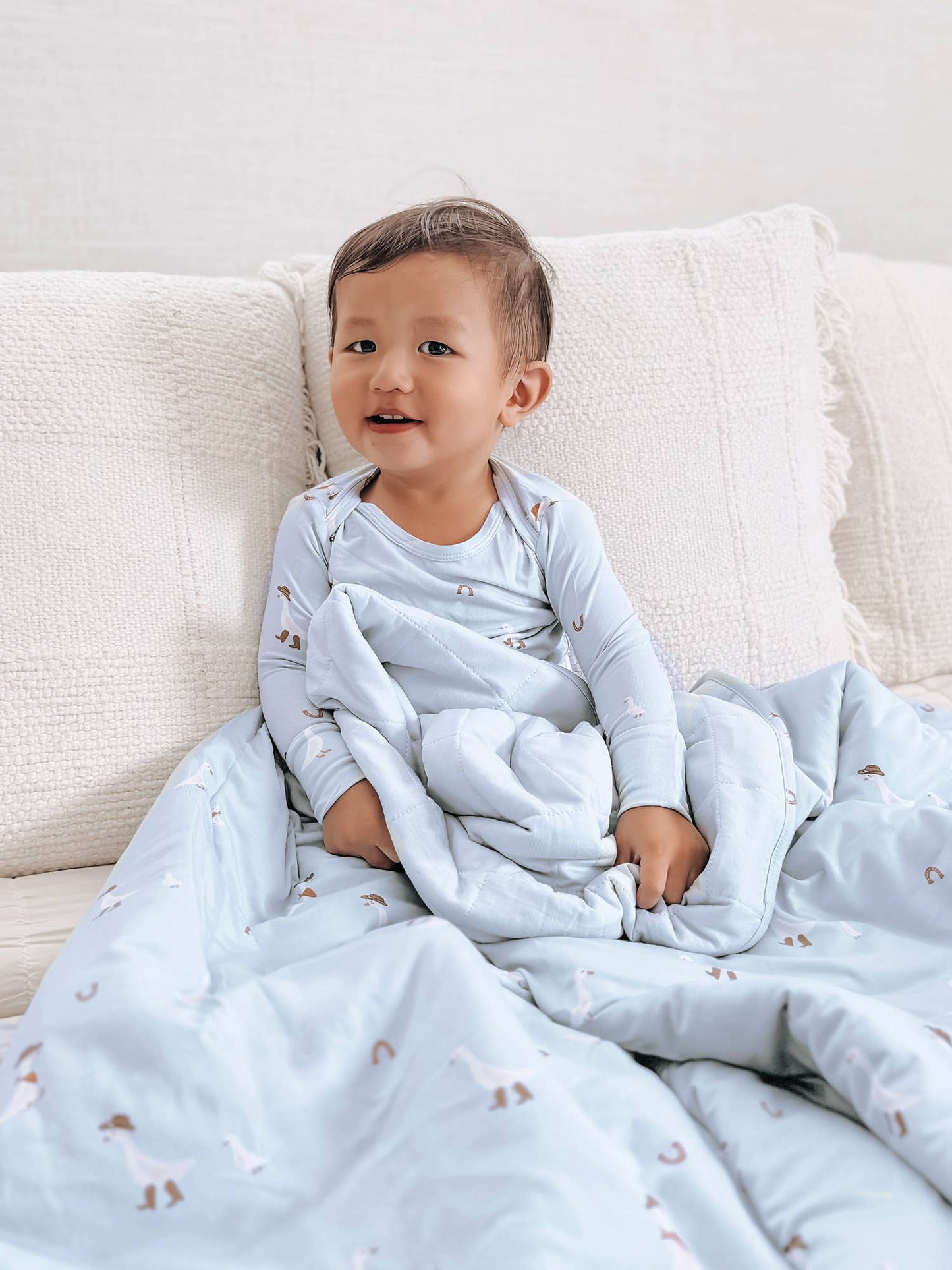 gunamuna - CLOUD BLANKET : Checkmate / Toddler / 1.0