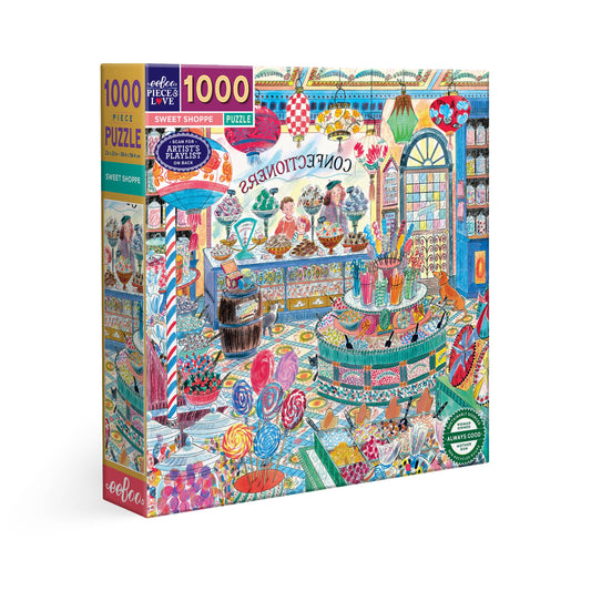 eeBoo - Sweet Shoppe 1000 Piece Puzzle