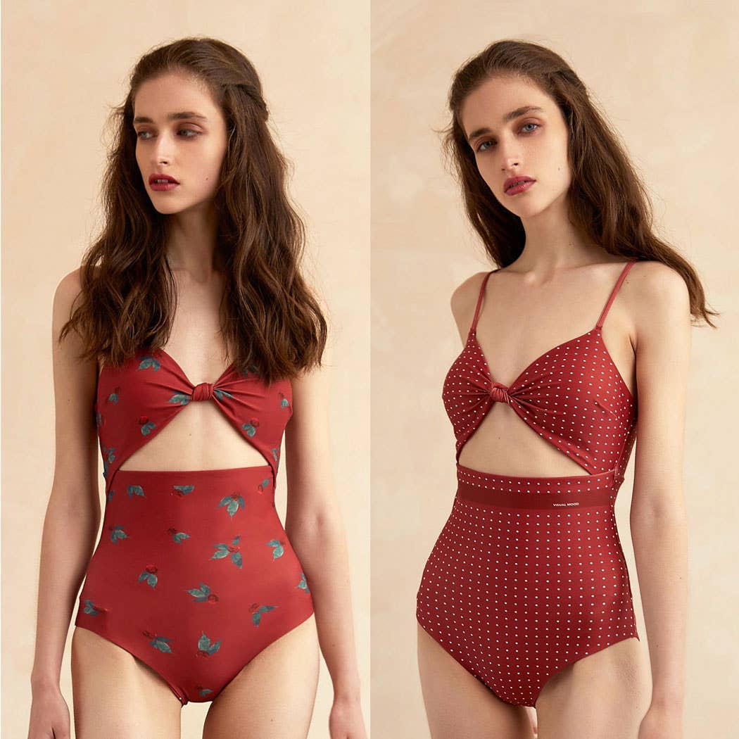 Visual Mood - MIA Reversible One Piece Swimsuit: L