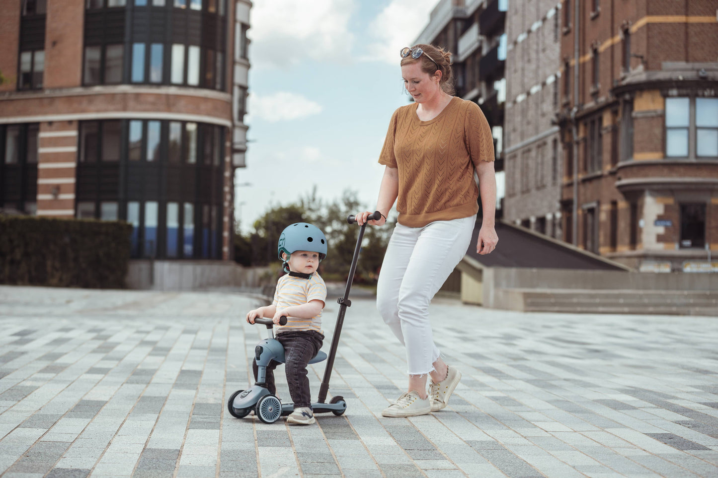 Scoot & Ride - HighwayKick 1 Push & Go Scooter and Ride On Toy: Ash