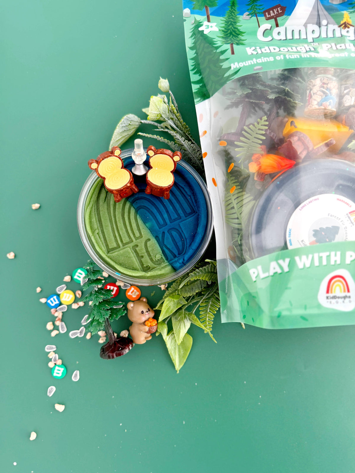 Earth Grown KidDoughs (KidDoughs by EGKD) - Camping KidDough Play Kit