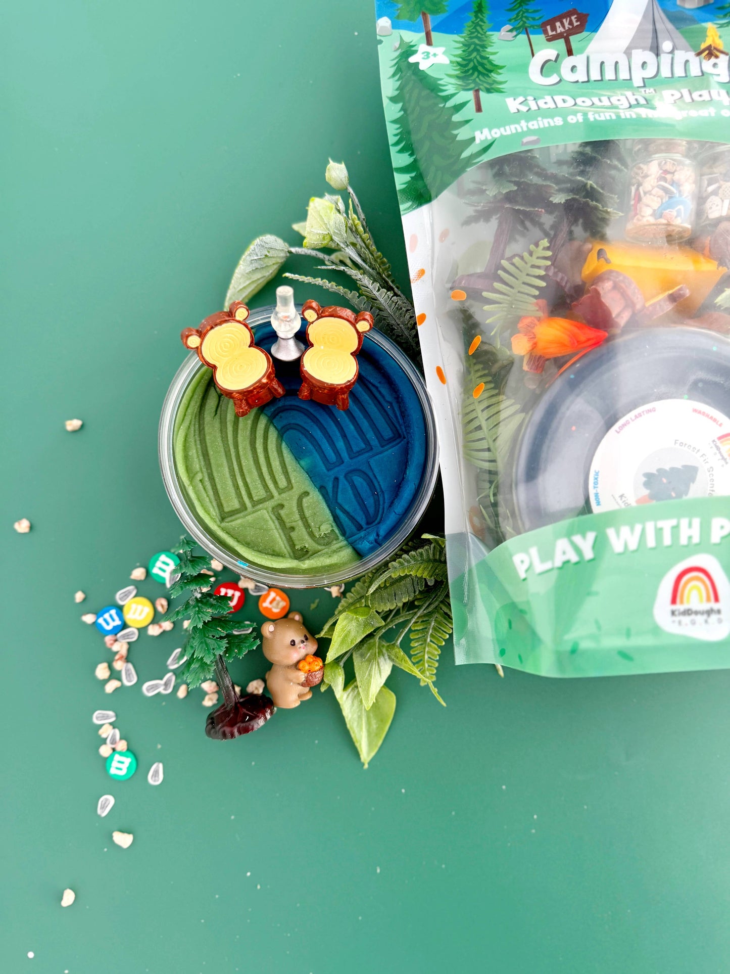 Earth Grown KidDoughs (KidDoughs by EGKD) - Camping KidDough Play Kit