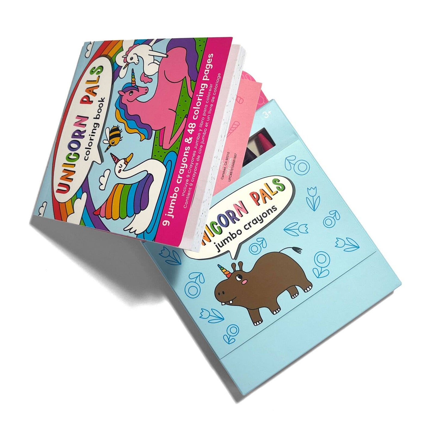 OOLY - Carry Along Crayons & Coloring Book Kit - Unicorn Pals