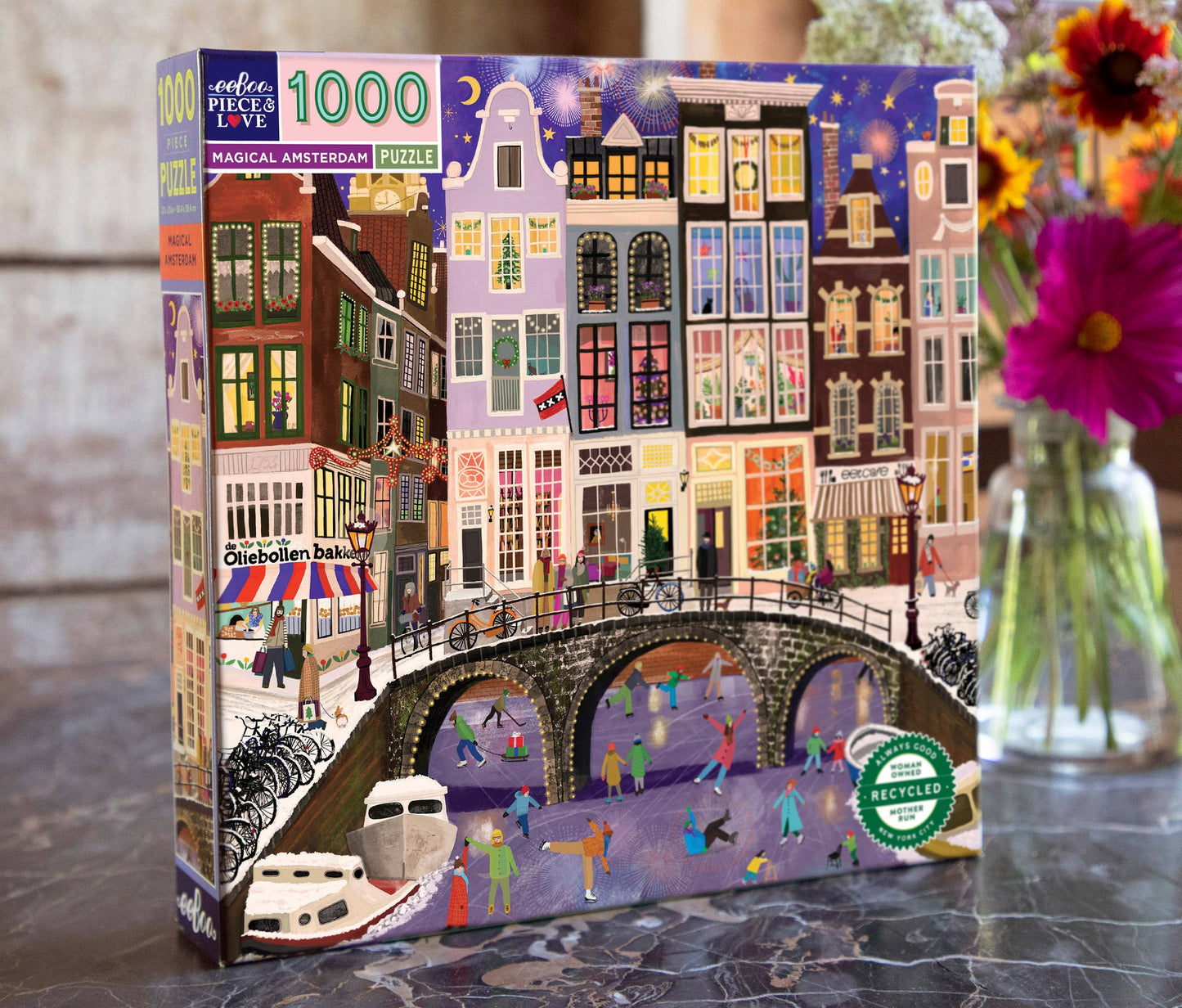 eeBoo - Magical Amsterdam 1000 Piece Puzzle *HOLIDAY*