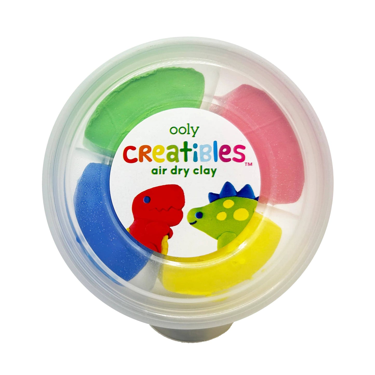 OOLY - Creatibles: Air Dry Clay BFFs Kit - Dino. Pals (Set of 4 Col