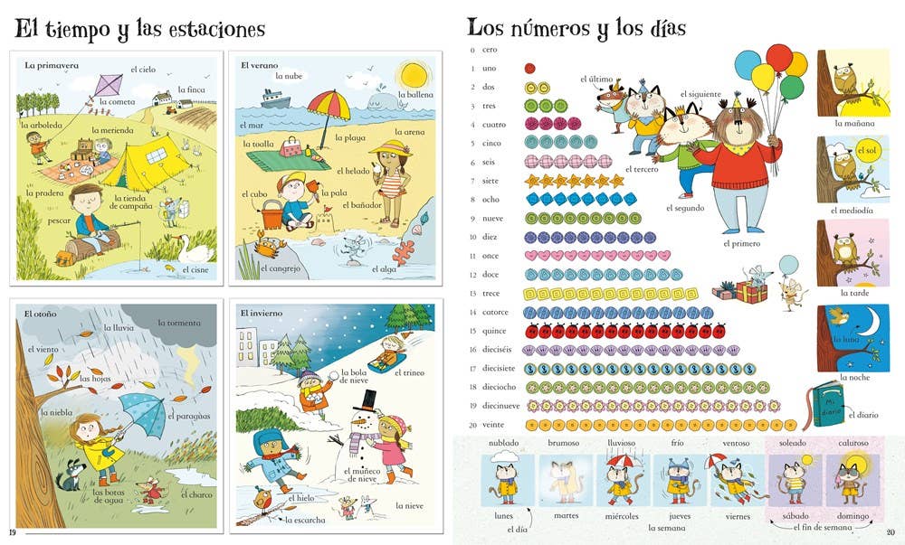 HarperCollins - Big Book Of Spanish Words : Usborne