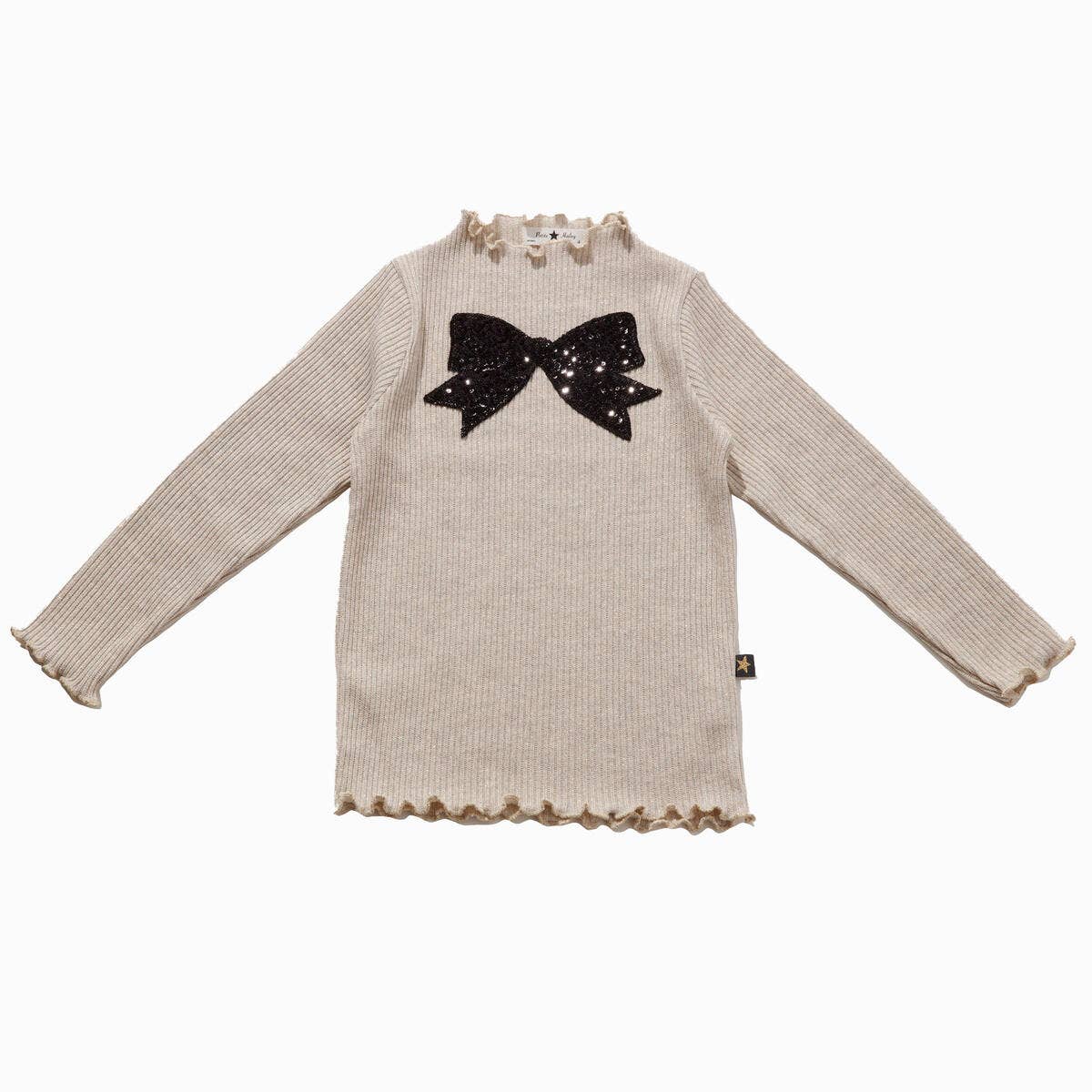 Petite Hailey - Bow Metallic Set: Silver / 4