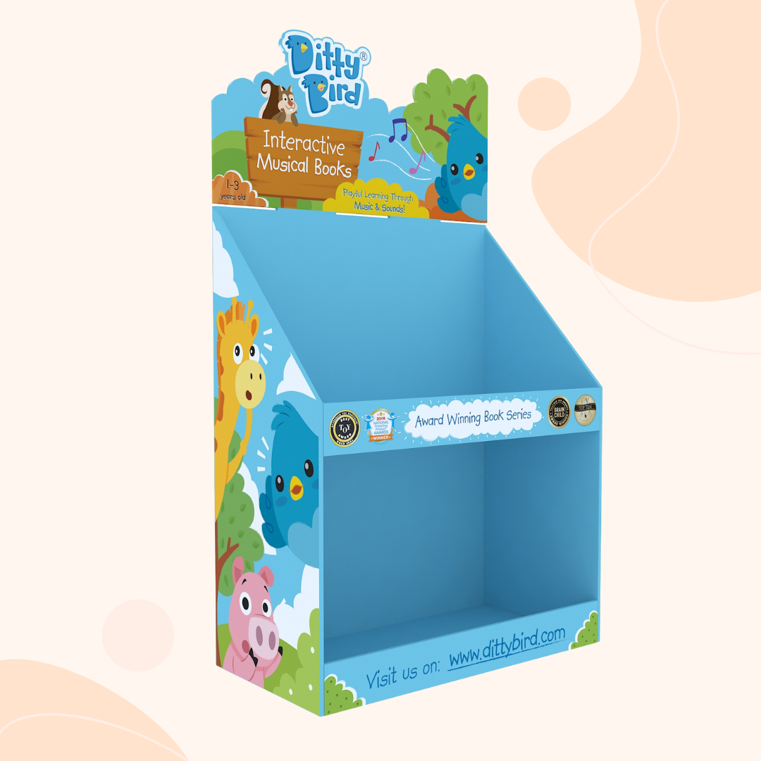 Ditty Bird - Ditty Bird Shelf Unit (empty) for 30 to 50 Books  - *US ONLY