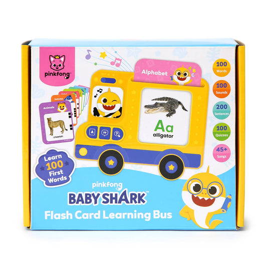 Pinkfong USA - Pinkfong Baby Shark Flash Card Learning Bus Sound Pad