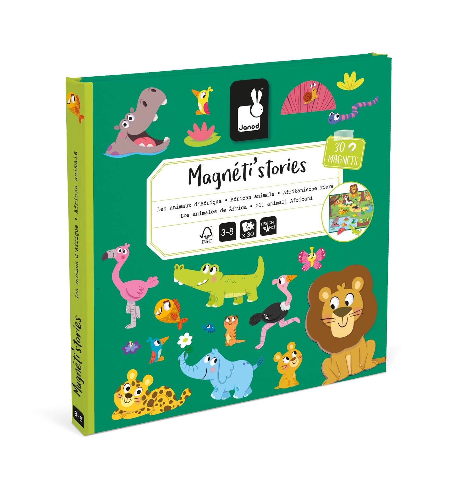 Janod - Magneti'stories - African Animals