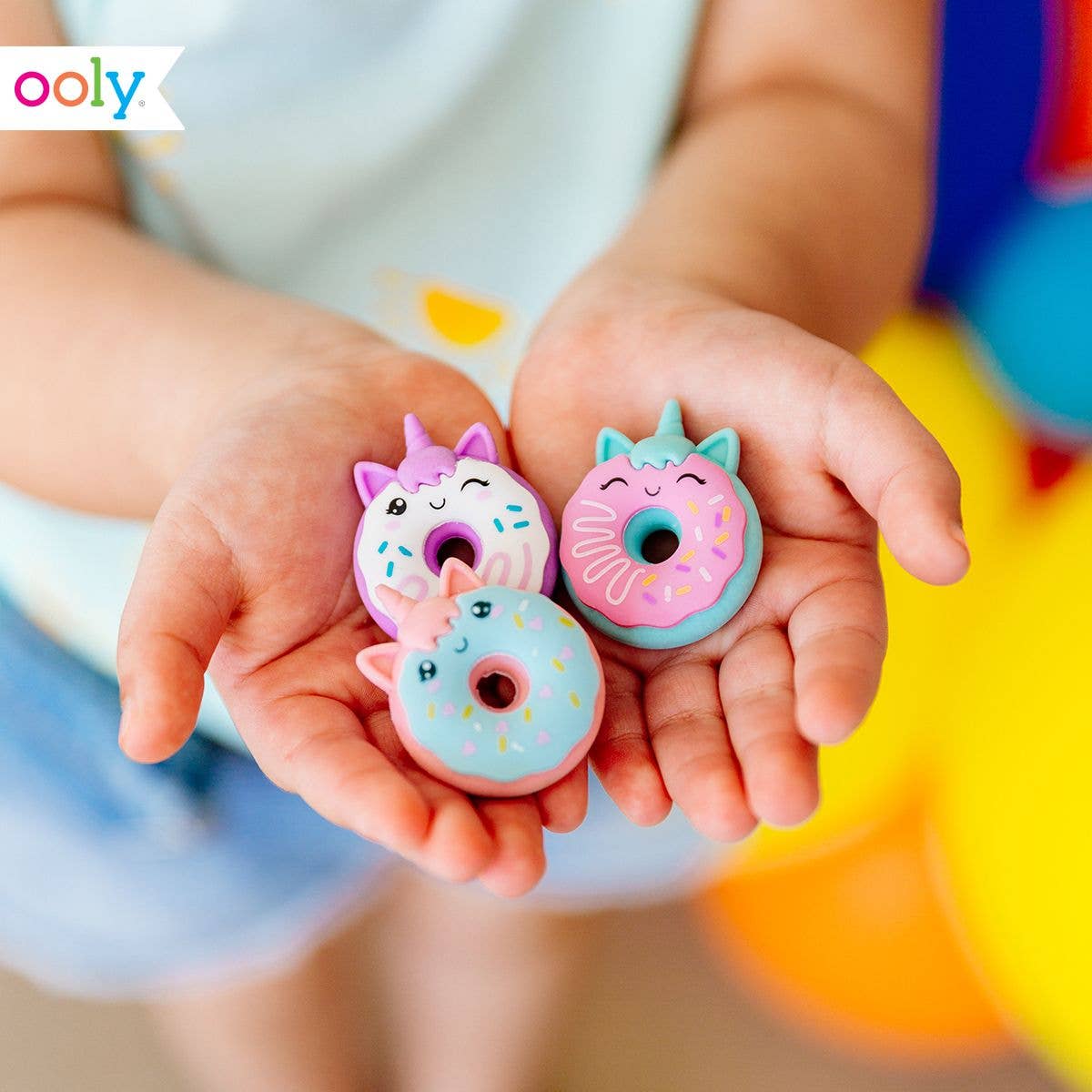 OOLY - Magic Bakery Unicorn Donuts: Vanilla Scented Puzzle Erasers