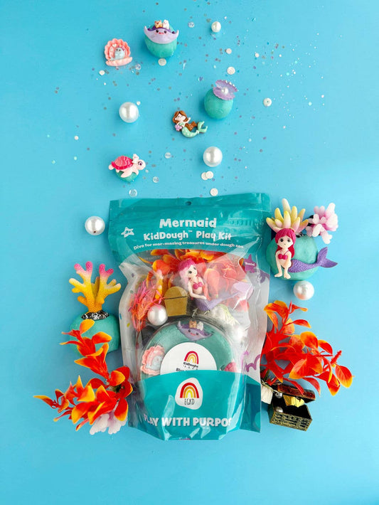 Earth Grown KidDoughs (KidDoughs by EGKD) - Mermaid KidDough Play Kit