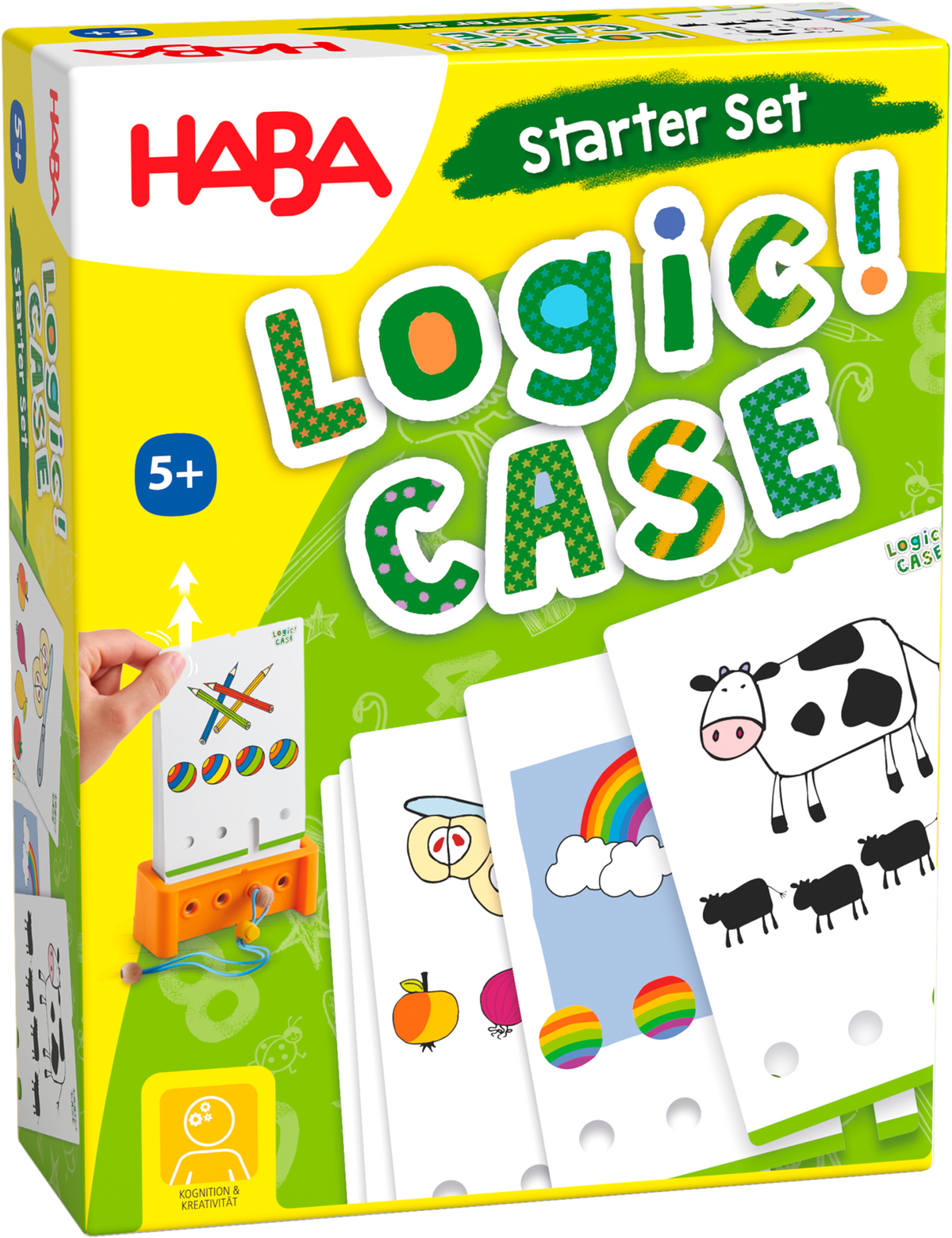 HABA USA - Logic! Starter Set 5+ | Brain Teaser & Logic Game for Kids