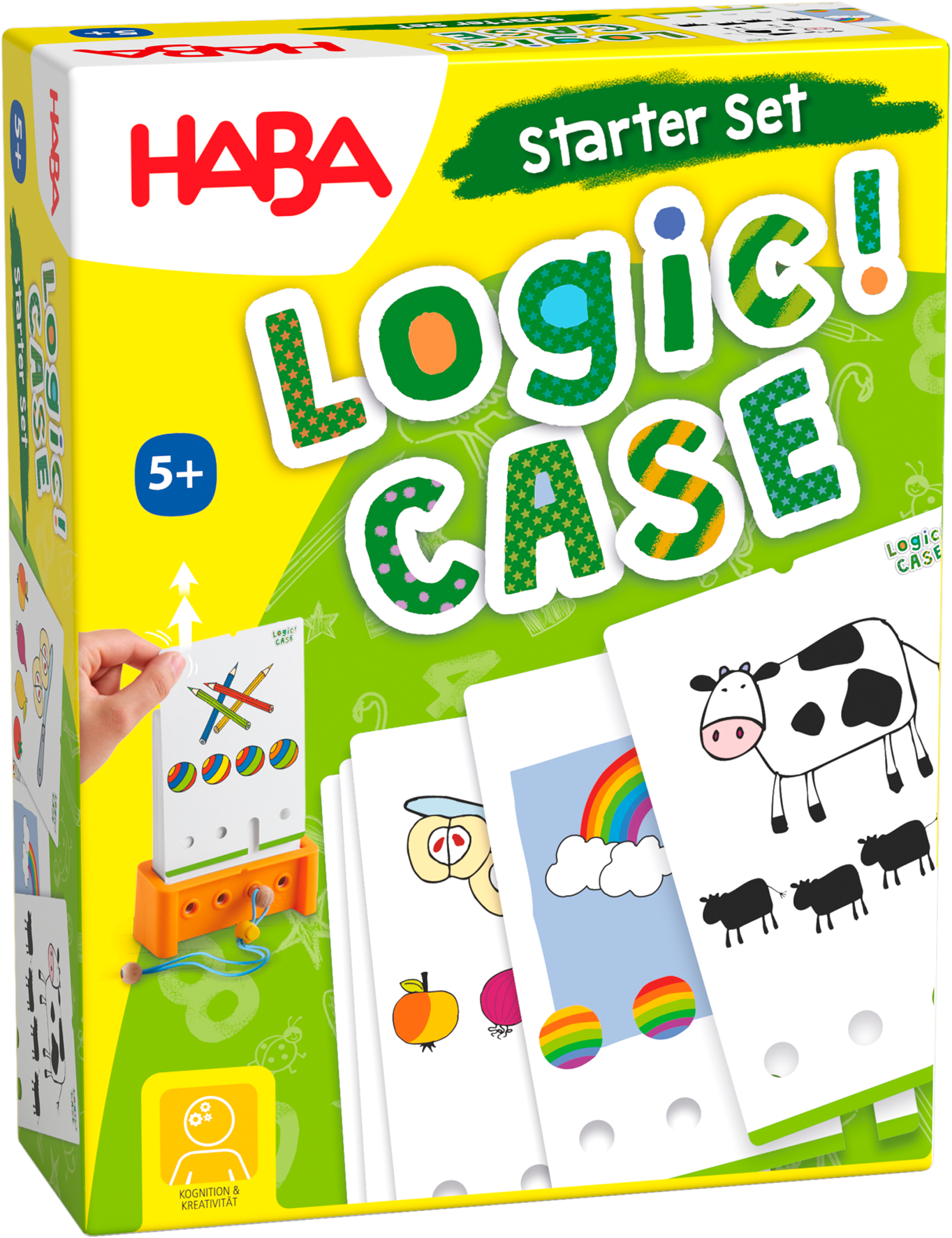 HABA USA - Logic! Starter Set 5+ | Brain Teaser & Logic Game for Kids