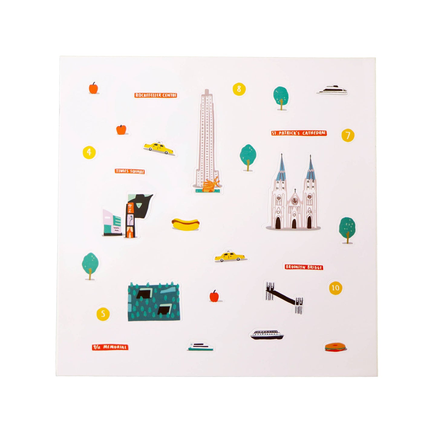 Jaq Jaq Bird - Cities of Wonder Sticker Activity Set - New York