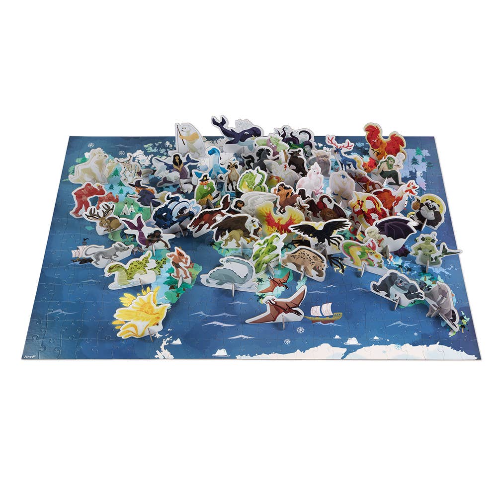 Janod - Educational Puzzle | Myths & Legends | 350 Pcs