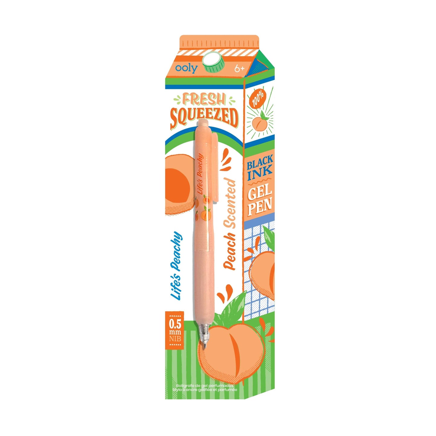 OOLY - Fresh Squeezed Black Ink Scented Gel Pens - Display of 24