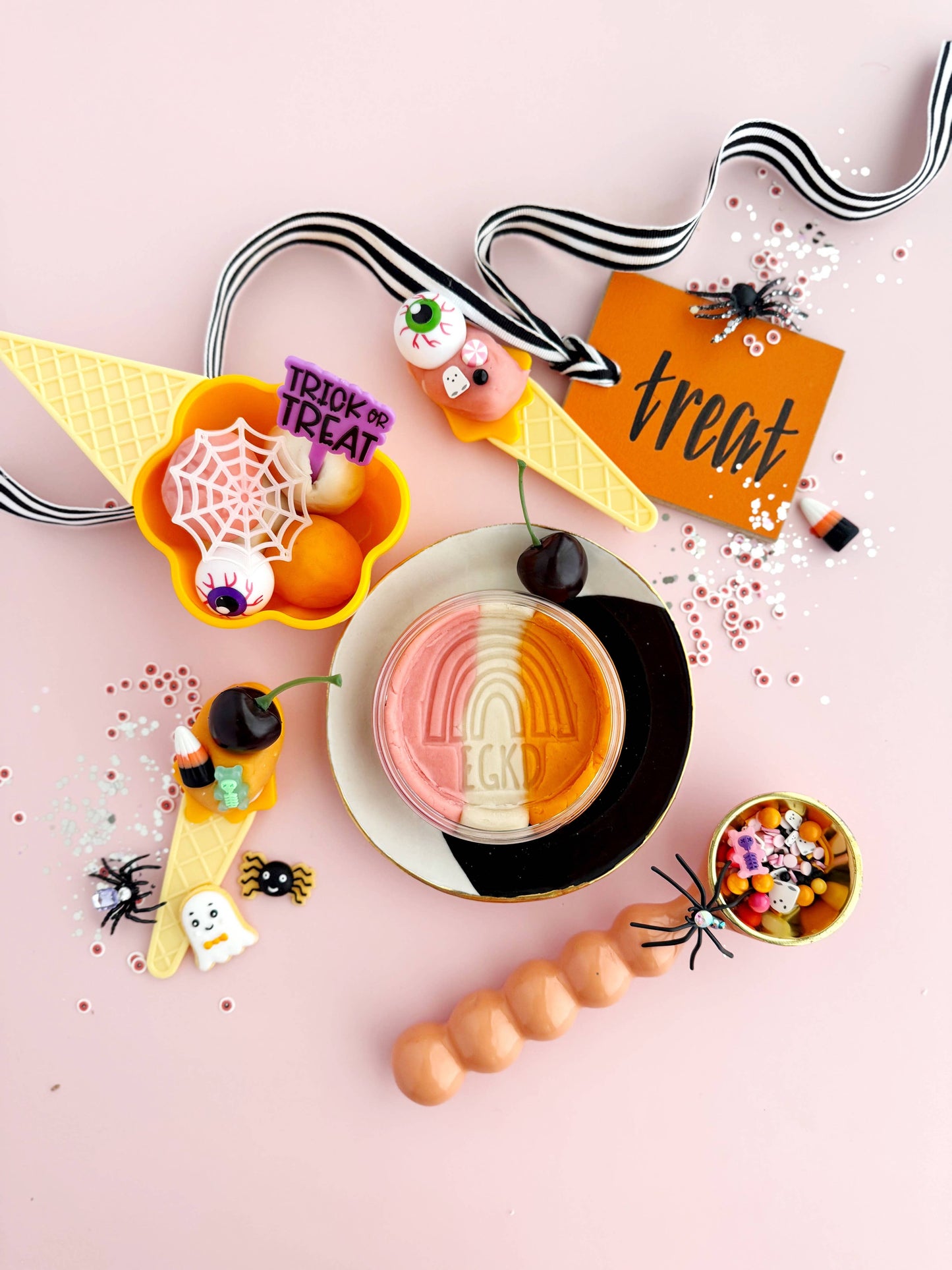 Earth Grown KidDoughs (KidDoughs by EGKD) - Ice Scream Parlor KidDough Play Kit