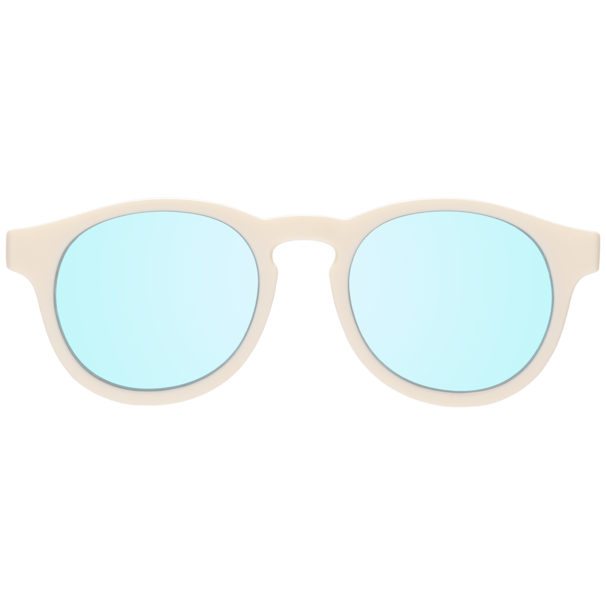 Babiators - Baby and Kids Sweet Cream Keyhole Sunglasses with Blue Lens: Ages 3-5