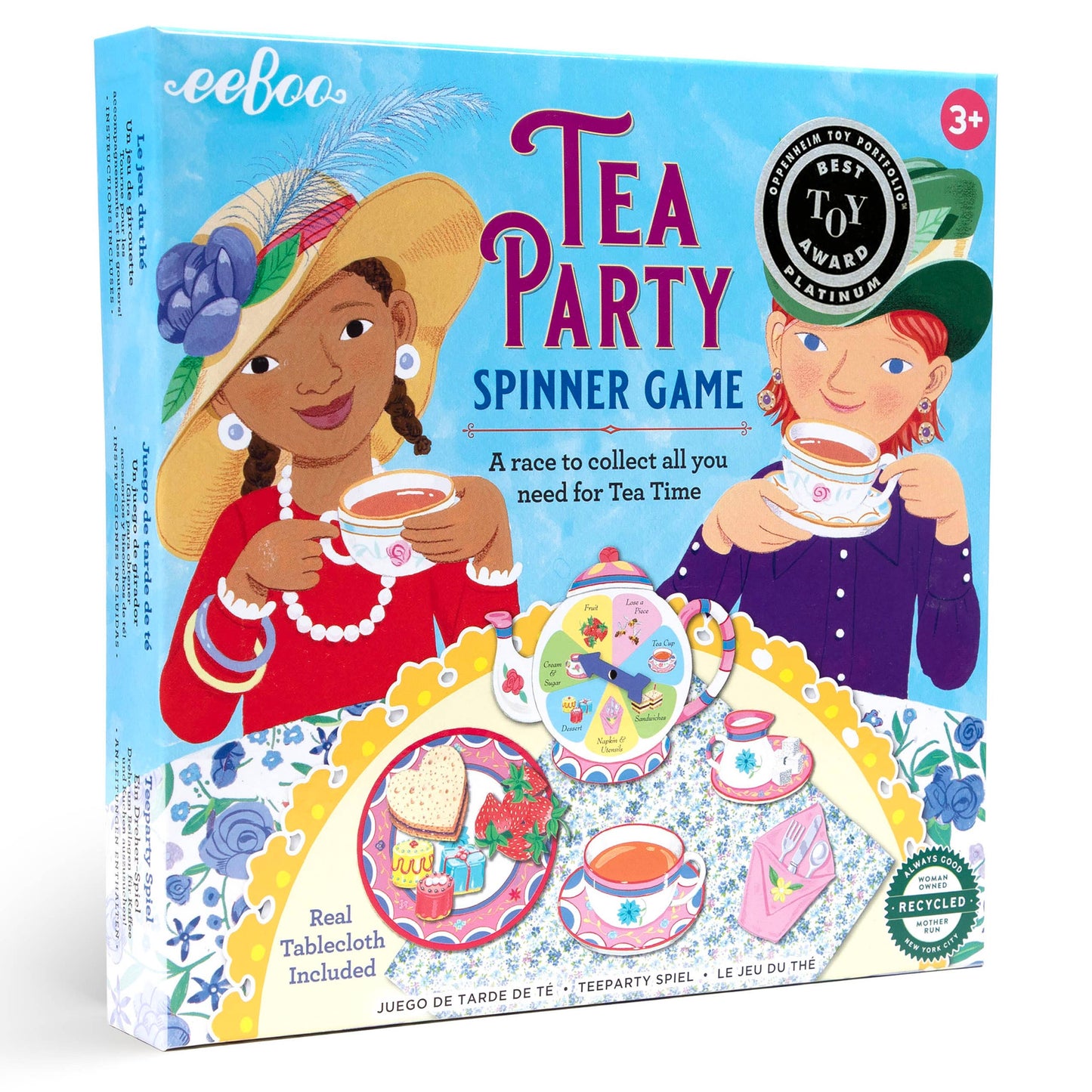 eeBoo - Tea Party Spinner Game