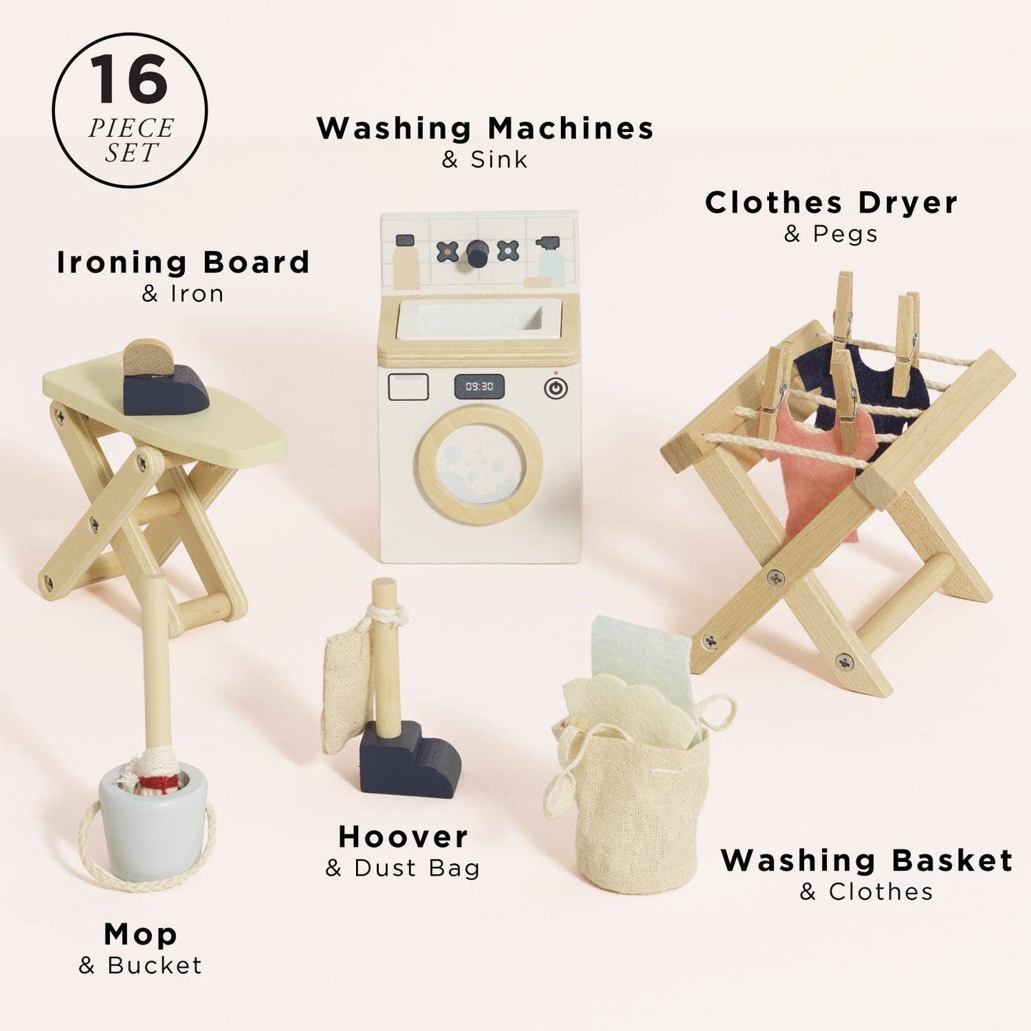 Le Toy Van, Inc. - Wooden Dolls House Laundry Room