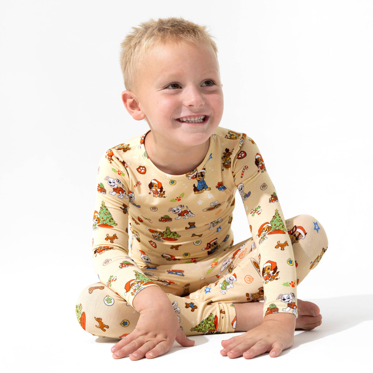 Bellabu Bear - PAW Patrol: Jingle Paws Kids Bamboo Pajamas: 9/10Y