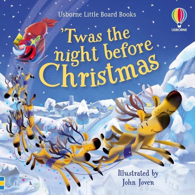 HarperCollins - 'Twas the Night Before Christmas board book : Usborne