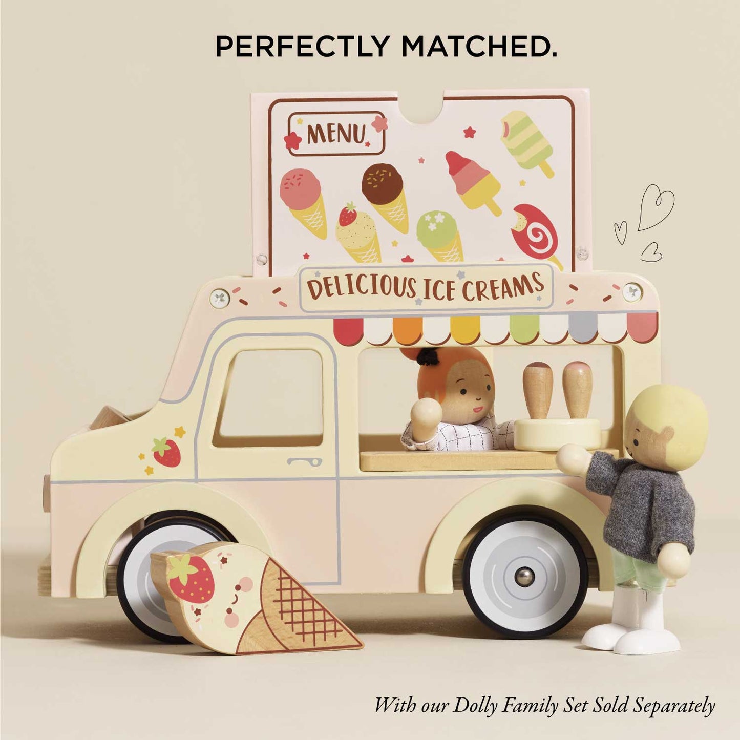 Le Toy Van, Inc. - Wooden Ice Cream Van