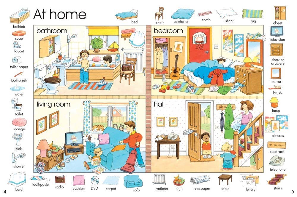 HarperCollins - First Thousand Words In English : Usborne