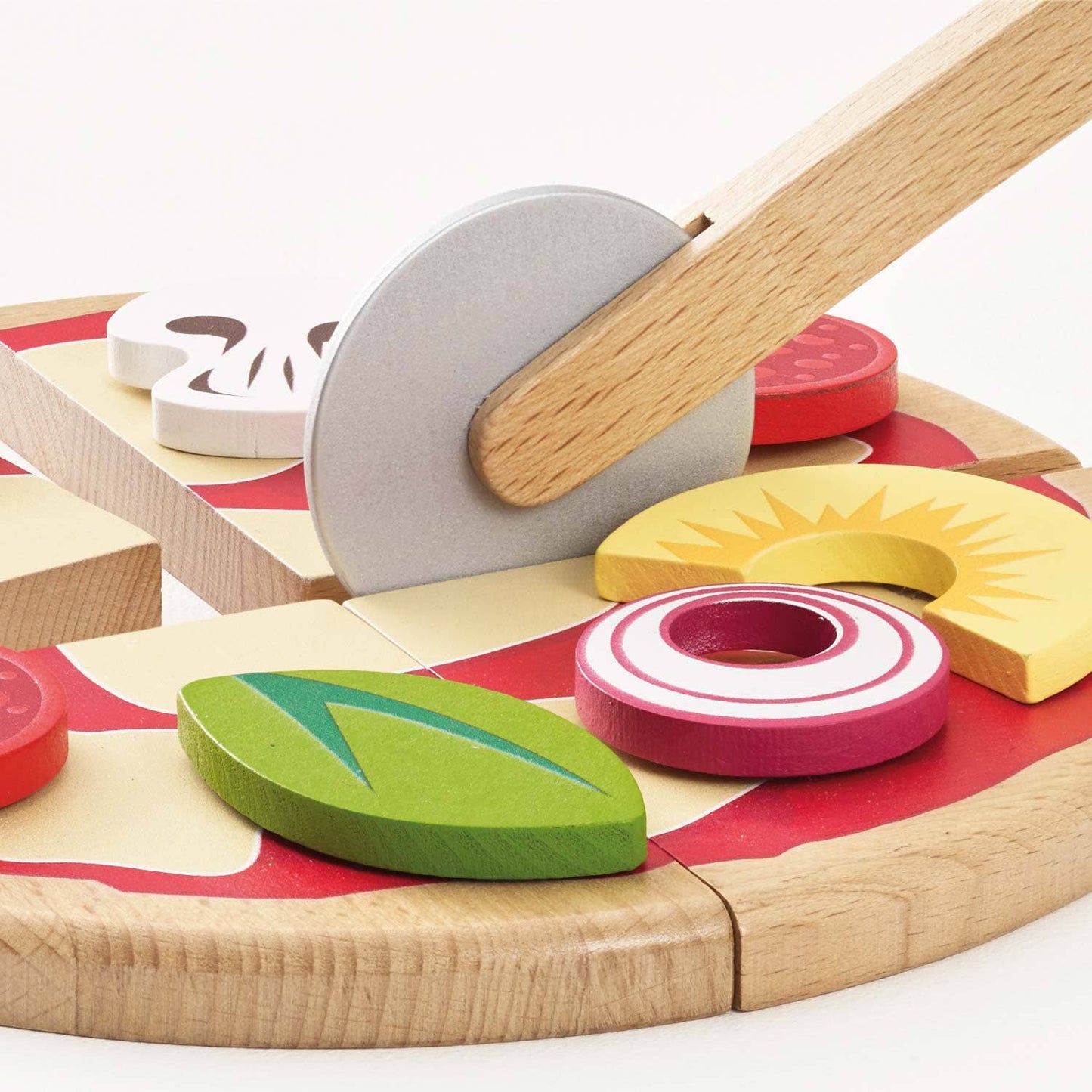 Le Toy Van, Inc. - Pizza & Toppings with Slice Cutter