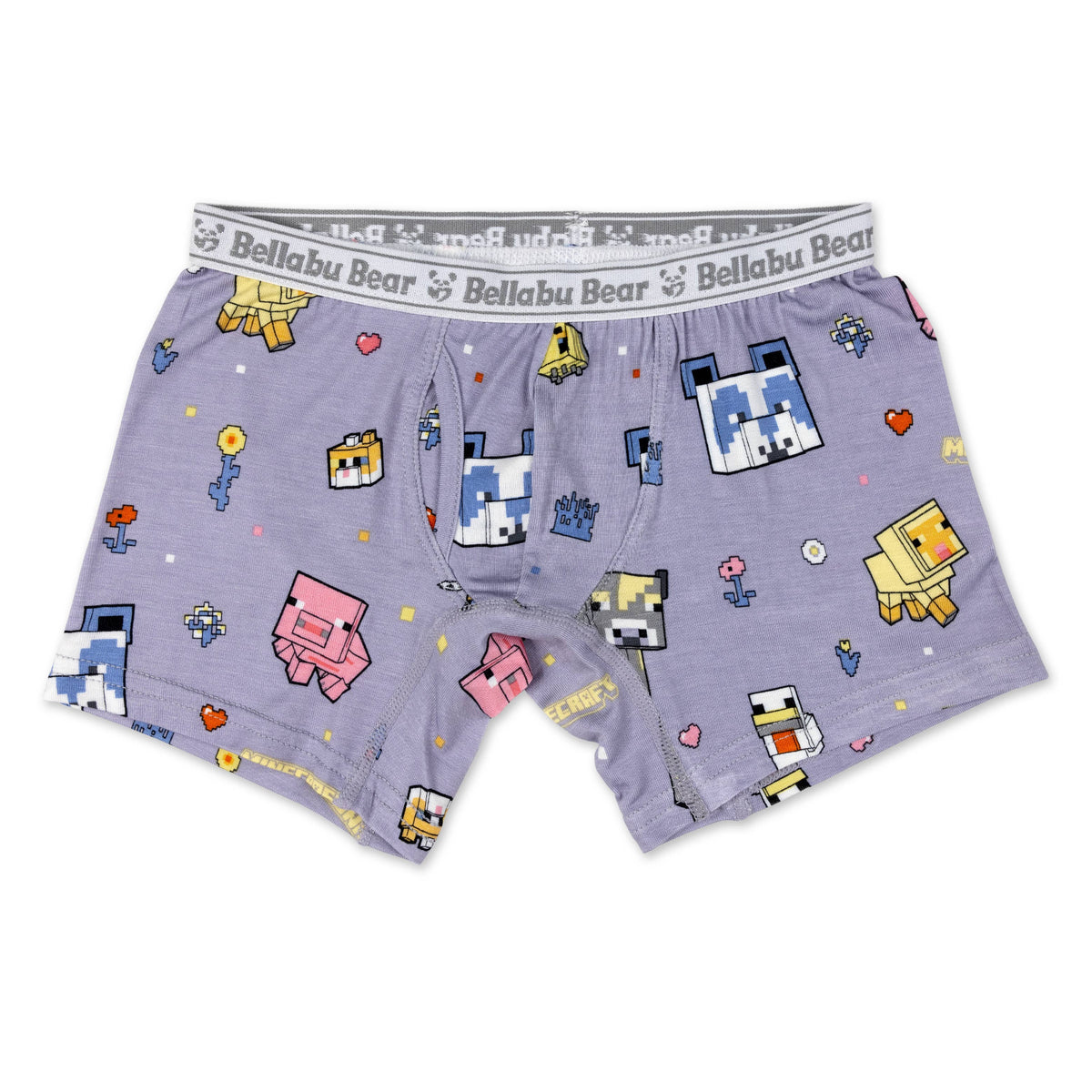 Bellabu Bear - Minecraft Boxer Brief Underwear 3-Pack: 8/9Y